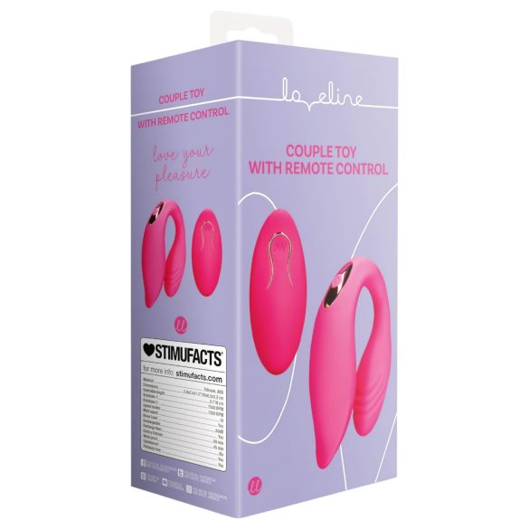 Loveline - bežični partner vibrator (pink)