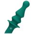 Loveline - punjivi analni vibrator sa kuglicama (zeleni)