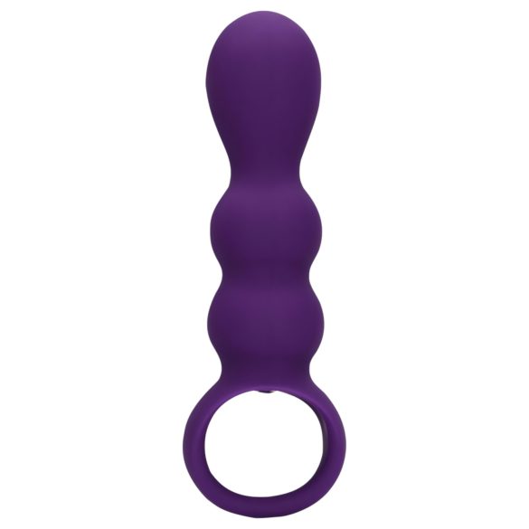 Loveline - punjivi analni vibrator sa kuglicama (ljubičasti)
