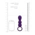 Loveline - punjivi analni vibrator sa kuglicama (ljubičasti)