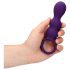 Loveline - punjivi analni vibrator sa kuglicama (ljubičasti)