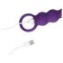 Loveline - punjivi analni vibrator sa kuglicama (ljubičasti)