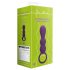 Loveline - punjivi analni vibrator sa kuglicama (ljubičasti)