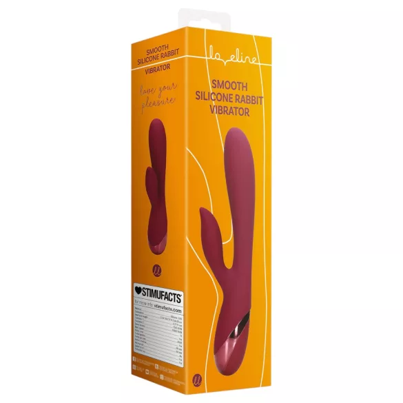 Loveline - punjeni klitoralni vibrator (crveni)