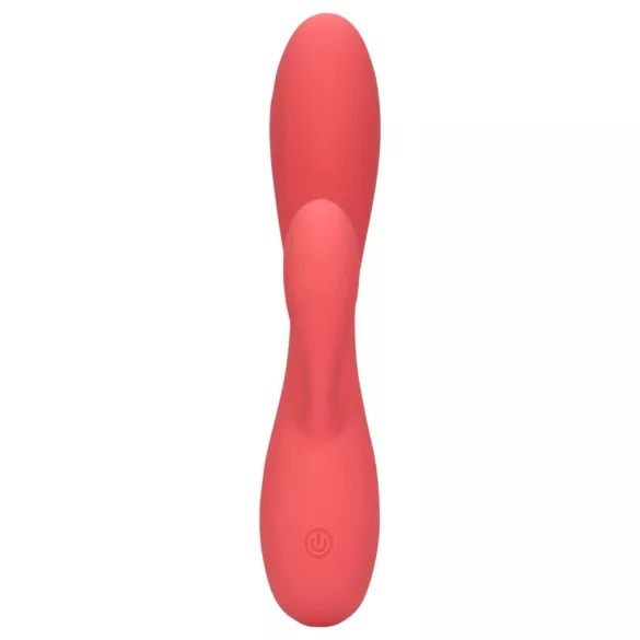 Loveline - vodootporni vibrator sa masažnom rukom (roze)