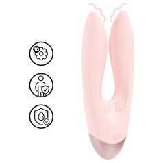 Loveline Amour - dupli vibrator sa ručkom (pink)