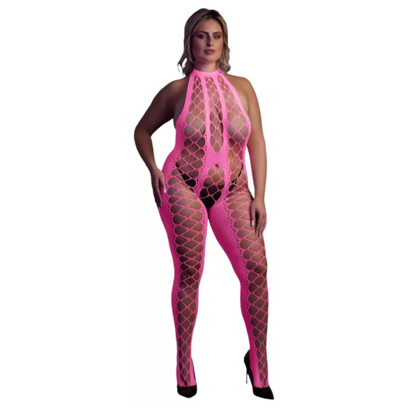 Ouch! - svetleći otvoreni kombinezon (pink)