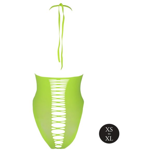 Ouch! - svetleći otvoreni bodi (neon zelena)