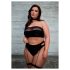 Le Désir Plus Size - Komplet donjeg veša od 3 dela - crna (XL-4XL)