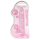 REALROCK - providni realistični dildo - roze (19cm)