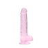 REALROCK - providni realistični dildo - roze (19cm)