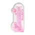 REALROCK - Prozirni Realistični Dildo - Roze (22cm)