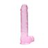 REALROCK - Prozirni Realistični Dildo - Roze (22cm)