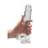 REALROCK - Providni realistični dildo - providni (22cm)