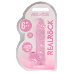 REALROCK - Providni Realistični Dildo - Roze (15 cm)