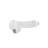 REALROCK - providni realistični dildo - providan (15cm)
