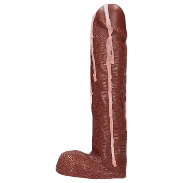 Dicky Cum - sapun u obliku penisa sa testisima - braon (250g)