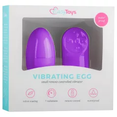   Easytoys - Jajolika: ljubičasto bežično vibrirajuće jaje sa 7 ritmova
