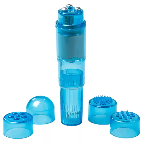 Easytoys Pocket Rocket - vibratorski set - plavi (5 delova)