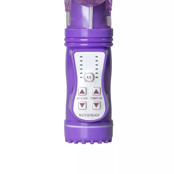 Easytoys Butterfly - ротирајући и потисни вибратор (љубичасти)