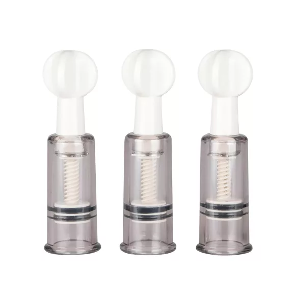 Easytoys - set vakuum pumpi za bradavice i vaginu (3 kom)
