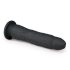 Easytoys - crni silikonski dildo sa vakuum osloncem (21 cm)