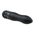 Easytoys Dijamantski Zakrivljeni - mini štap vibrator (crna)