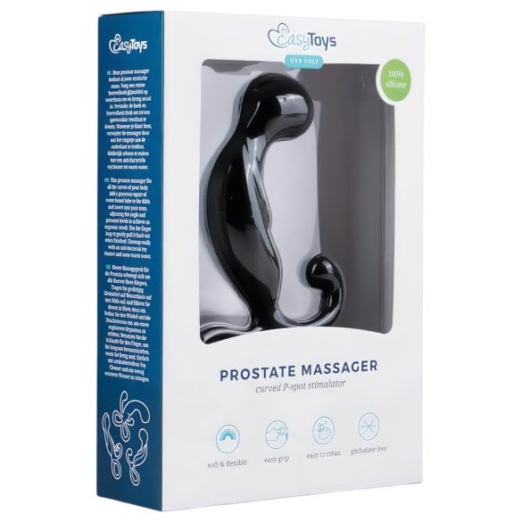 EasyToys masažer za prostatu - crni (Prostate Massager)