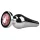 EasyToys Metal No.11 - analni čep u obliku kupe sa roze kamenom (srebrni, 3,5 cm)
