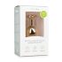 Easytoys Metal No.7 - analni plug sa ružičastim kamenom, zlatni (3cm)