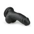 Easytoys - Dildo sa vakum bazom i testisima (15cm) - crni