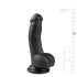 Easytoys - Dildo sa vakum bazom i testisima (15cm) - crni