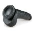 Easytoys - Dildo sa vakuum bazom i testisima (20cm) - crna