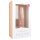 Easytoys - Veliki dildo sa testisima i vakuum bazom (29,5 cm) - prirodne boje