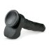 Easytoys - Veliki dildo sa testisima i vakumom (29,5 cm) - crni