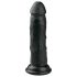 Easytoys - Realistični Dildo sa Vakumom (15,5cm) - Crni