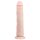 Easytoys - Ekstra veliki dildo sa vakuumskim postoljem (28,5 cm) - prirodna boja