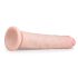 Easytoys - Ekstra veliki dildo sa vakuumskim postoljem (28,5 cm) - prirodna boja