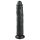 Easytoys - ekstra veliki dildo sa vakuum bazom (28,5cm) - crni