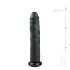 Easytoys - ekstra veliki dildo sa vakuum bazom (28,5cm) - crni
