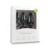 Easytoys - Prstenasti analni plug set - 3 komada (crni)