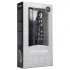 Easytoys Flogger - bič i silikonski dildo u jednom (crno)