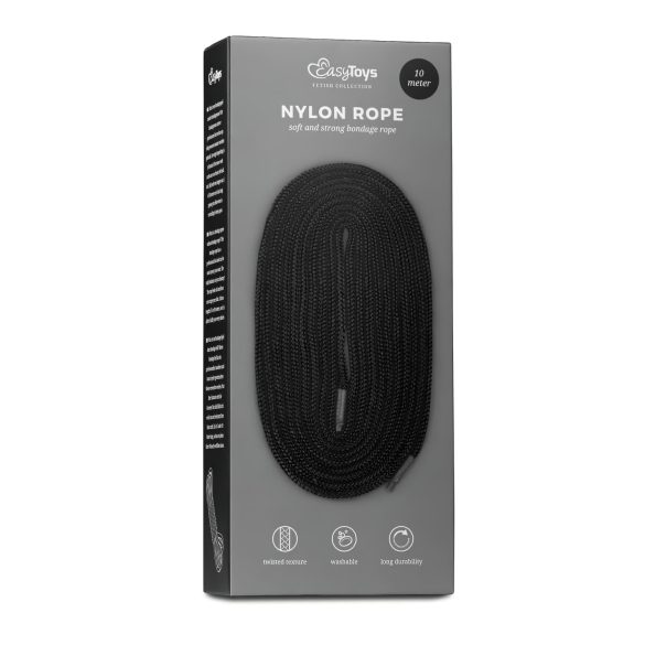 Easytoys Uže - bondage konopac (10m) - crna