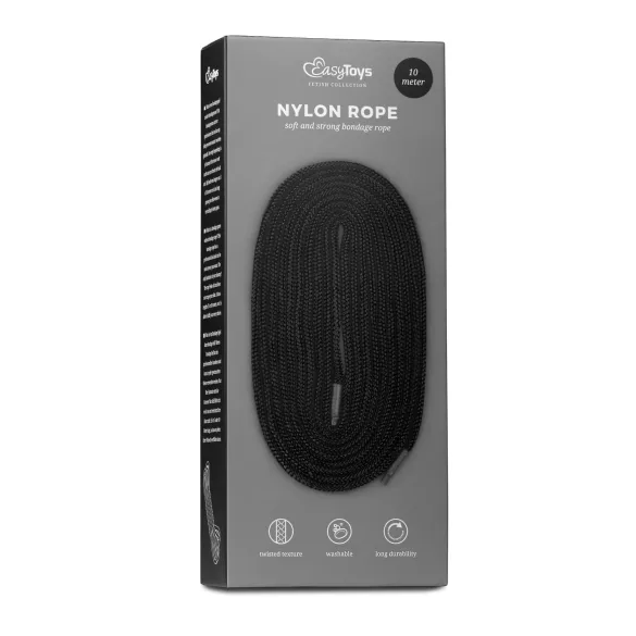 Easytoys Rope - užad za vezivanje (10 m, crna)