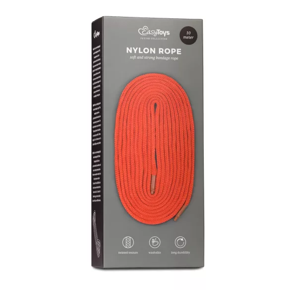 Easytoys Rope - konopac za vezivanje (10 m, crveni)