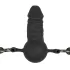 EasyToys - gag sa unutrašnjim dildom (crni)