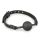 Easytoys - Silikonska gag loptica (crna)