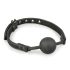 Easytoys - Silikonska gag loptica (crna)