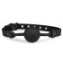 Easytoys - Silikonska gag loptica (crna)