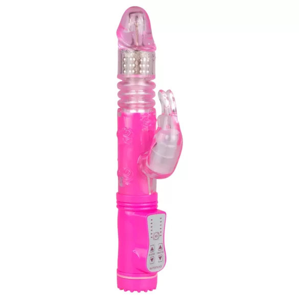 EasyToys Zeka - potiskujući vibrator (roze)